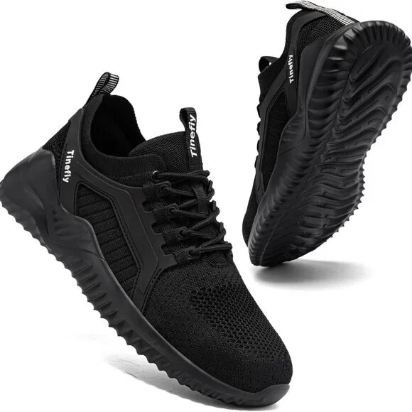 Women Steel Toe Shoes Work Sneakers Lightweight Safety Slip Resistance